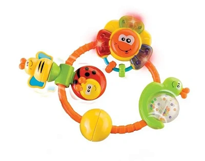 Детская игрушка для коляски "Радуга"