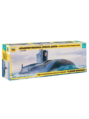 Модель сборная атомная подводная лодка Владимир Мономах 1:350