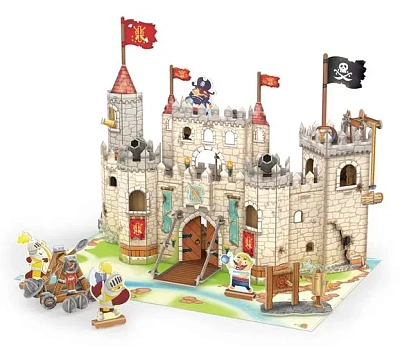 3D пазл Замок пиратов, 183 детали 
