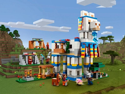 Конструктор LEGO Minecraft "Деревня лам"