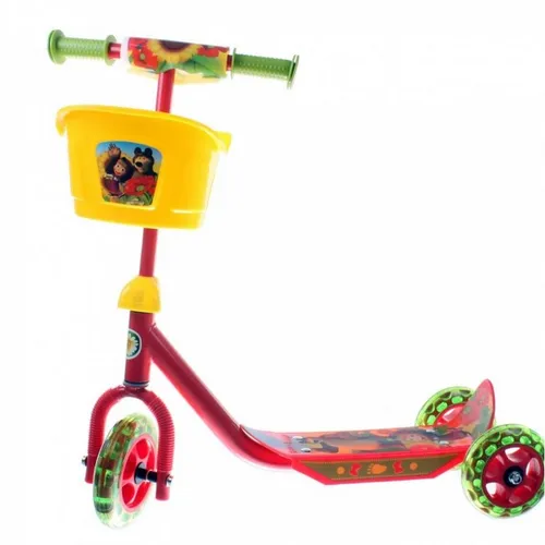Самокат трехколесный  “Маша и Медведь“