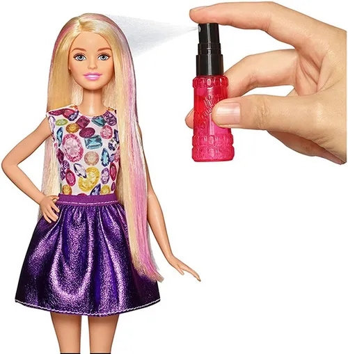 Маттел BARBIE Набор Игра с модой Цветные локоны