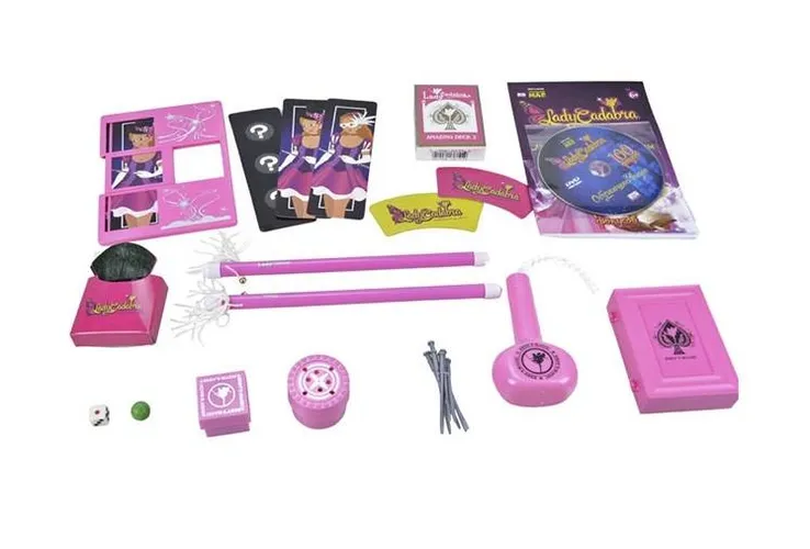 Набор “Маленький маг“ 100 фокусов (33 предм.. DVD)