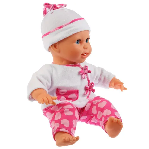 Пупс Карапуз 40СМ, Мягкое Тело, 10 Песен А.барто, 5 Функц., Первый Зуб, Чистит Зубки