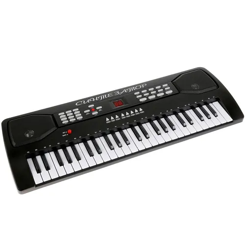 Синтезатор 220v/ на бат. со светом, с микрофоном, 49 клавиш