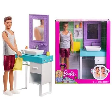 Barbie Ken и набор мебели
