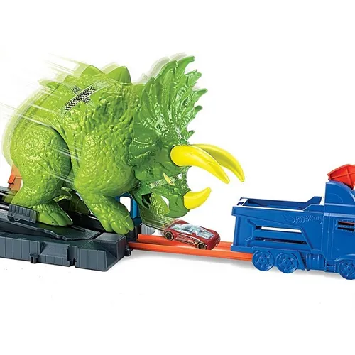 Hot Wheels Сити Игровой набор “Разгневанный трицератопс“