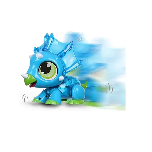 1TOY Игрушка РобоЛайф Динозаврик интерактивный (модель для сборки) с аксессуаром, 2хАА бат (не входя