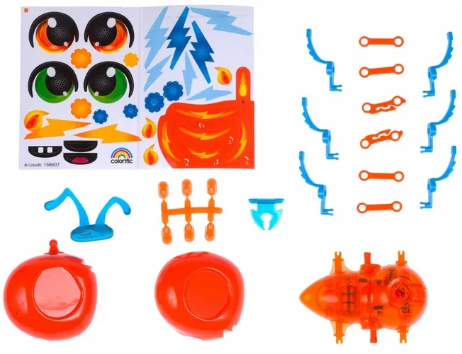 1TOY Игрушка РобоЛайф Красный Муравей (модель для сборки) 3хАG13 бат (входят) 20х25х4