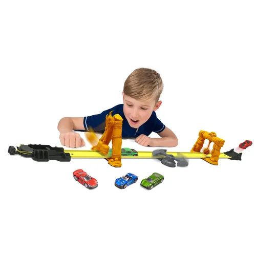 Игровой набор для детей Teamsterz “Большая трасса DEMOLITION DASH с 5 машинками“