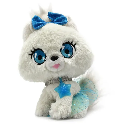 Плюшевая белая собачка 20 см SHIMMER STARS S19304