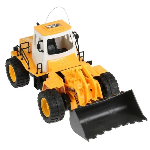 Бульдозер на р/у, подвижн. элементы в русс. кор. 37х16х18см Технодрайв в русс.