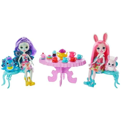 Enchantimals Набор “Чаепитие Пэттер Павлины и Бри Кроли“