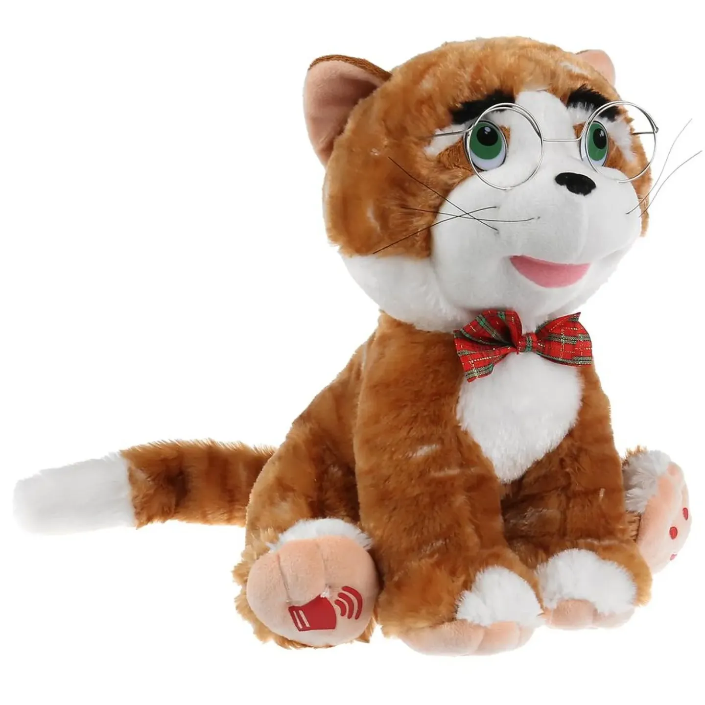 Игрушка мягкая Дружинина функц. “ученый кот Матвей“ 25см, муз