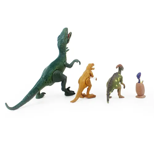 Набор динозавров Mioshi Active “Доисторический мир: Велоцираптор в долине“ (подвиж., звук, св