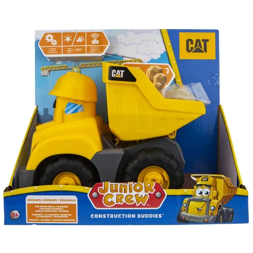 CAT самосвал пластик 25,5 см свет звук сенсор движения при загрузке коробка