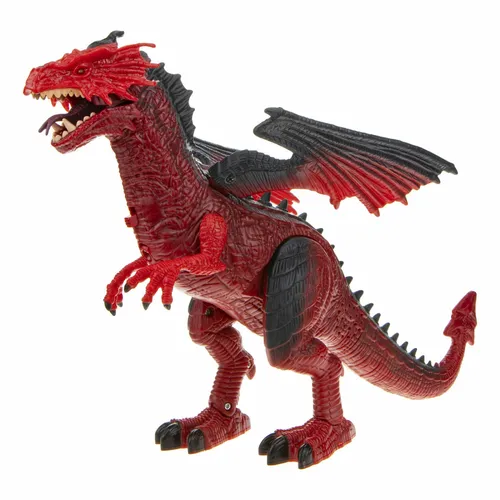 1TOY RoboLife  игрушка интерактивный дракон (2АА в комп. входят) свет, звук, движение,  коробка 20см