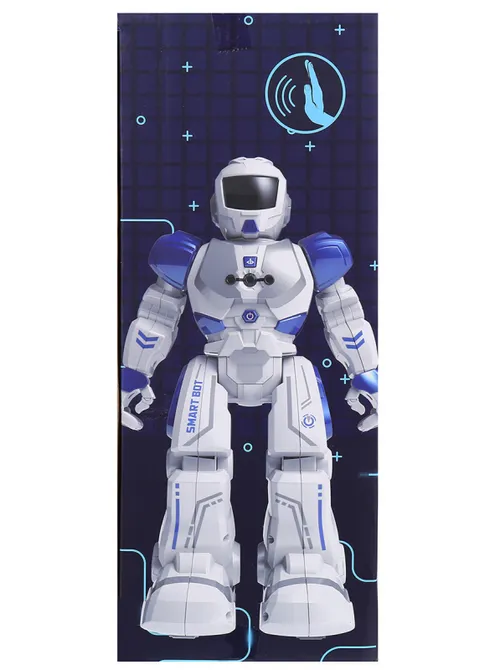 Робот на р/у “Пультовод“, свет, звук, движение, с русским озвучанием, в коробке, 26х13,5х32 см.