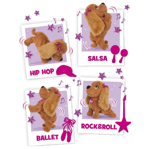 Club Petz Собака Lucy Sing and Dance, интерактивная (выполняет 20 команд, танцует, синхронизируется 