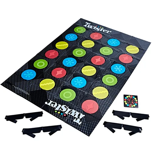 GAMES Игра комнатная активная Твистер вслепую