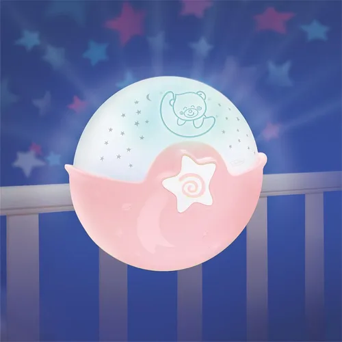 Ночник-проектор (розовый) 
