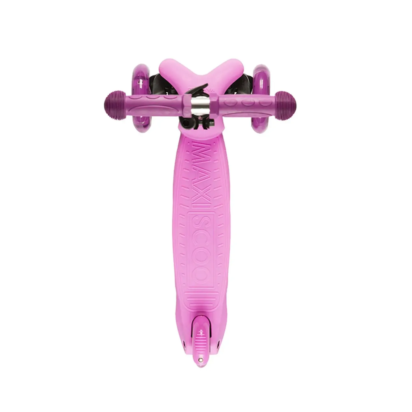 Самокат Трехколесный Maxiscoo Baby (2021) со Светящимися Колесами, Розовый