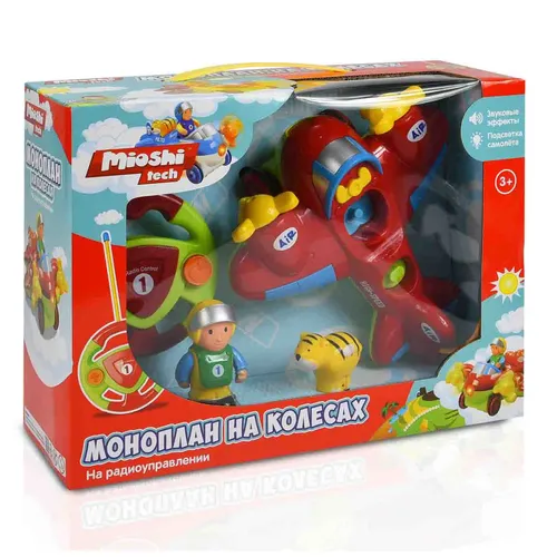 Самолёт радиоуправляемый Mioshi Tech “Моноплан на колёсах“