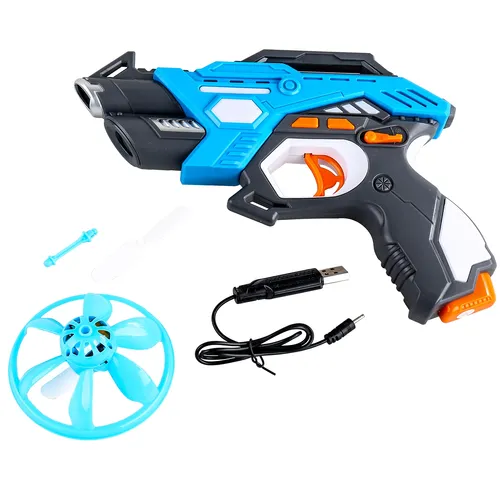 Игровой набор Brilliant “Бластер и летающая тарелка“ (21,5 см, датчик повреждений, свет, звук)