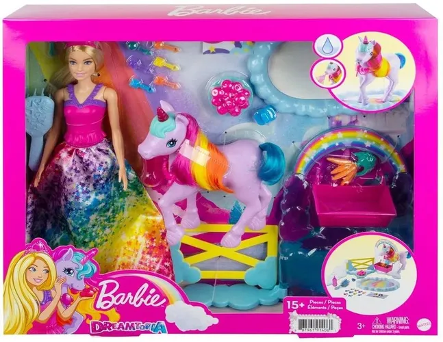Barbie Набор Дримтопия Кукла и единорог