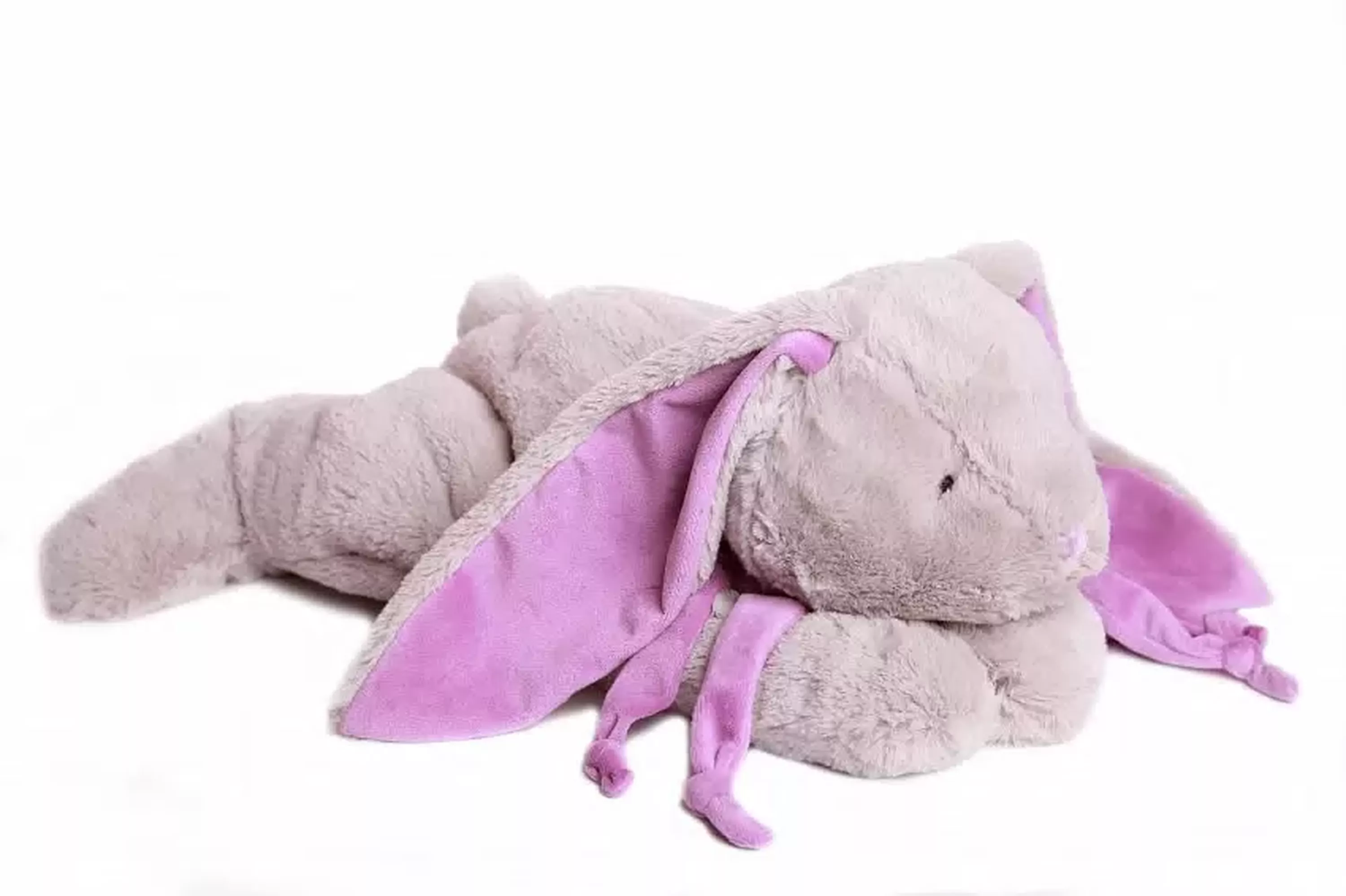 Кролик 45 см серый/фиолетовый, Lapkin