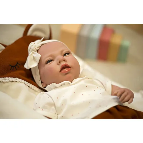 Arias Reborns Luna новорожденный пупс мягкий 40 см., реалистичные, с соской, одеялом  и подг.