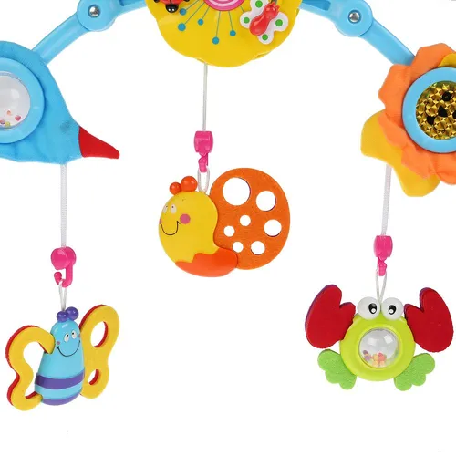 Развивающая дуга на кроватку с текстильными элементами в русс. кор. “Умка“ 