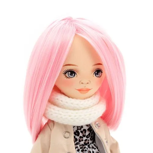 Billie в кожаном пуховике 32, Серия: Европейская зима 