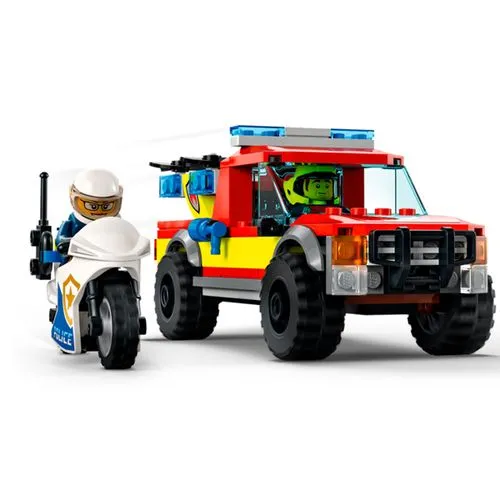 Конструктор LEGO CITY Fire Пожарная бригада и полицейская погоня