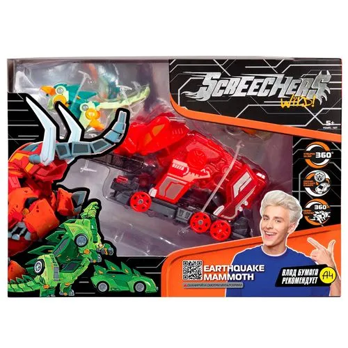 Screechers Wild Игровой набор Ерсквейк Мамонт L3