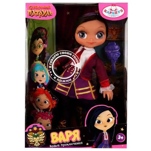 Кукла озвуч Сказочный Патруль Варя 32см, кэжуал, 15 песен и фраз, расческа