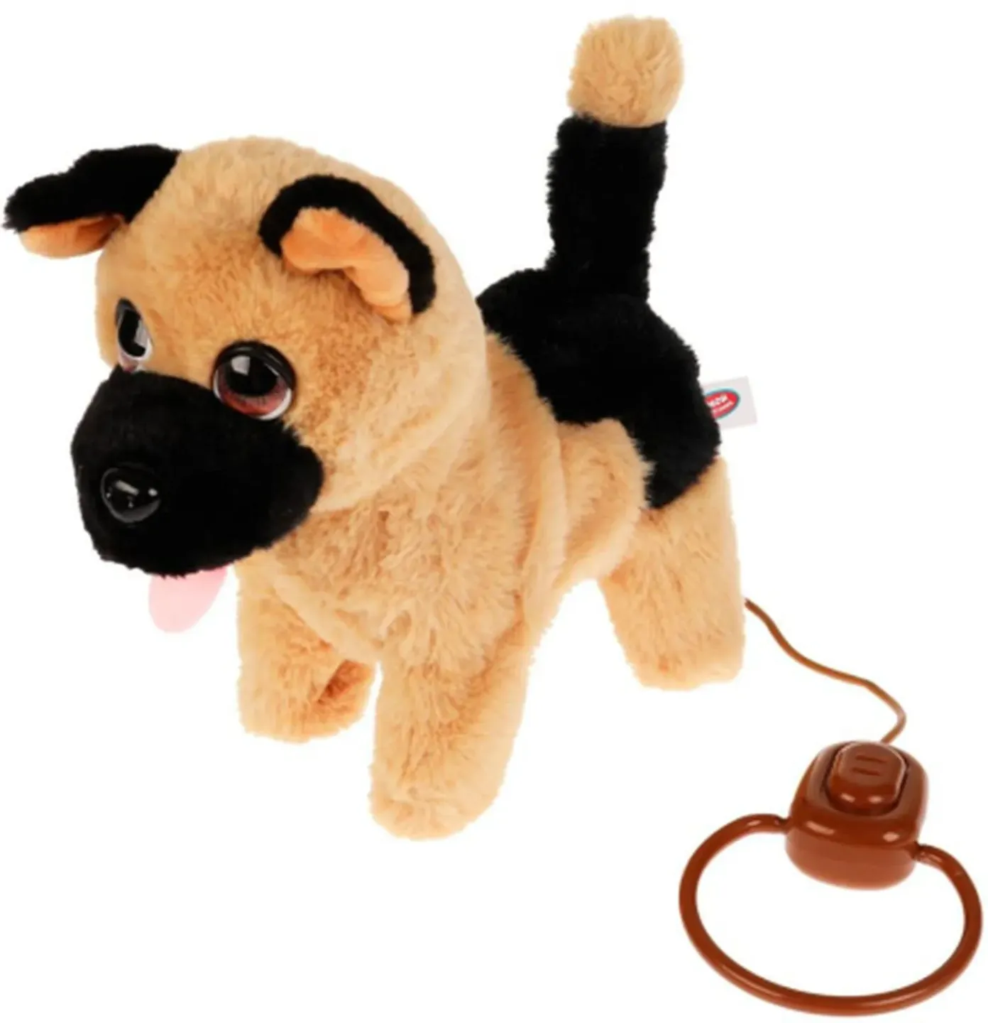 Интерактивный щенок Пляцковский М.с. Берта 22см ходит,на пульте-поводке Мой Питомец