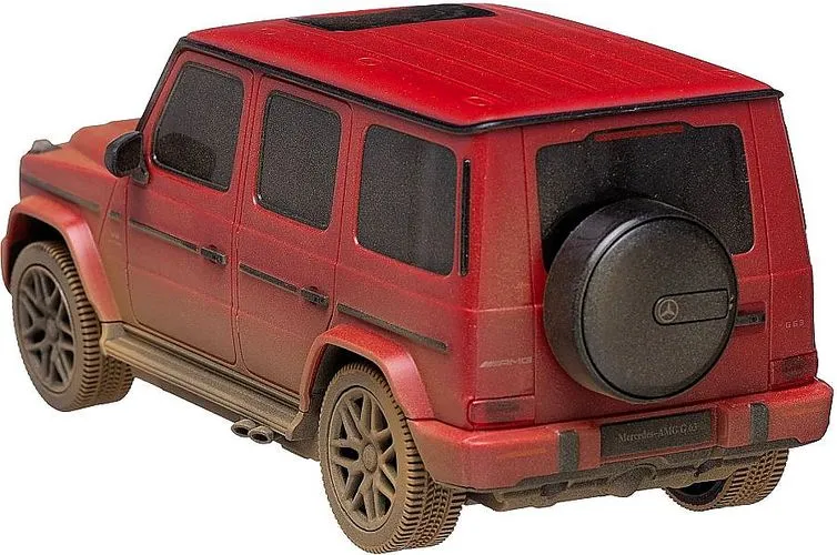 Машина р/у 1:24 Mercedes-Benz G63 AMG-Muddy version, красный, 2,4G Модель с эффектом загряз