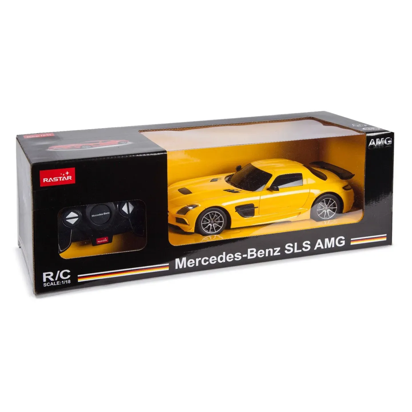 Машина р/у 1:18 Mercedes-Benz SLS AMG Цвет Желтый