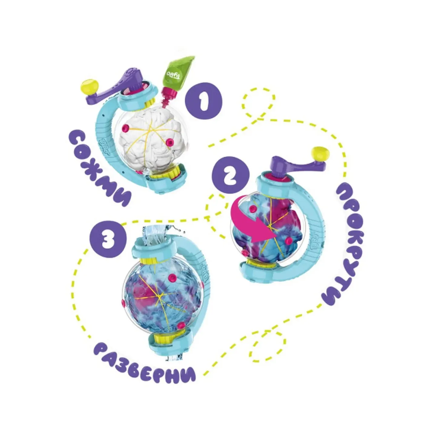 Набор для творчества Студия дизайна Tie-Dye TYBO