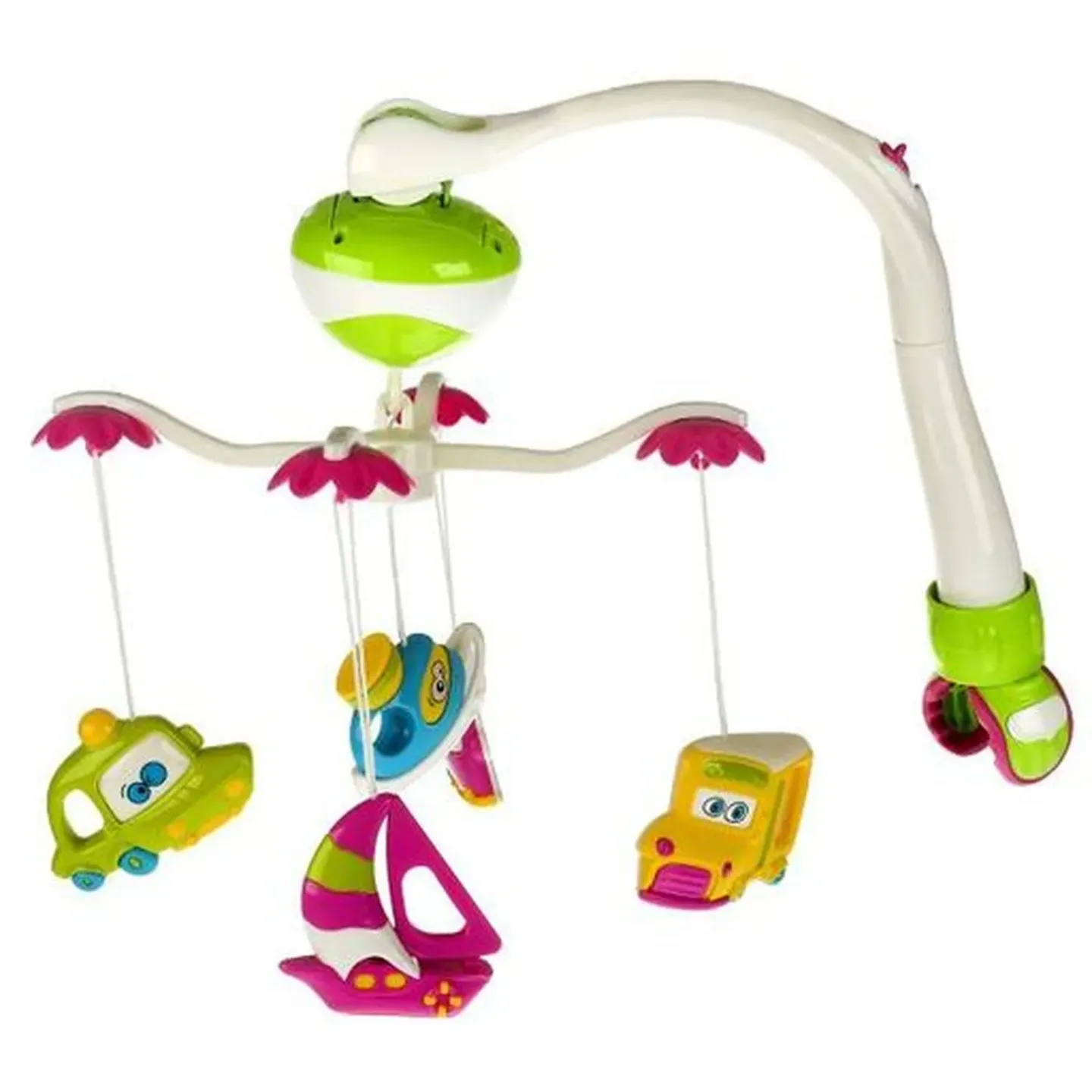 Музыкальная карусель на кроватку машинки Умка