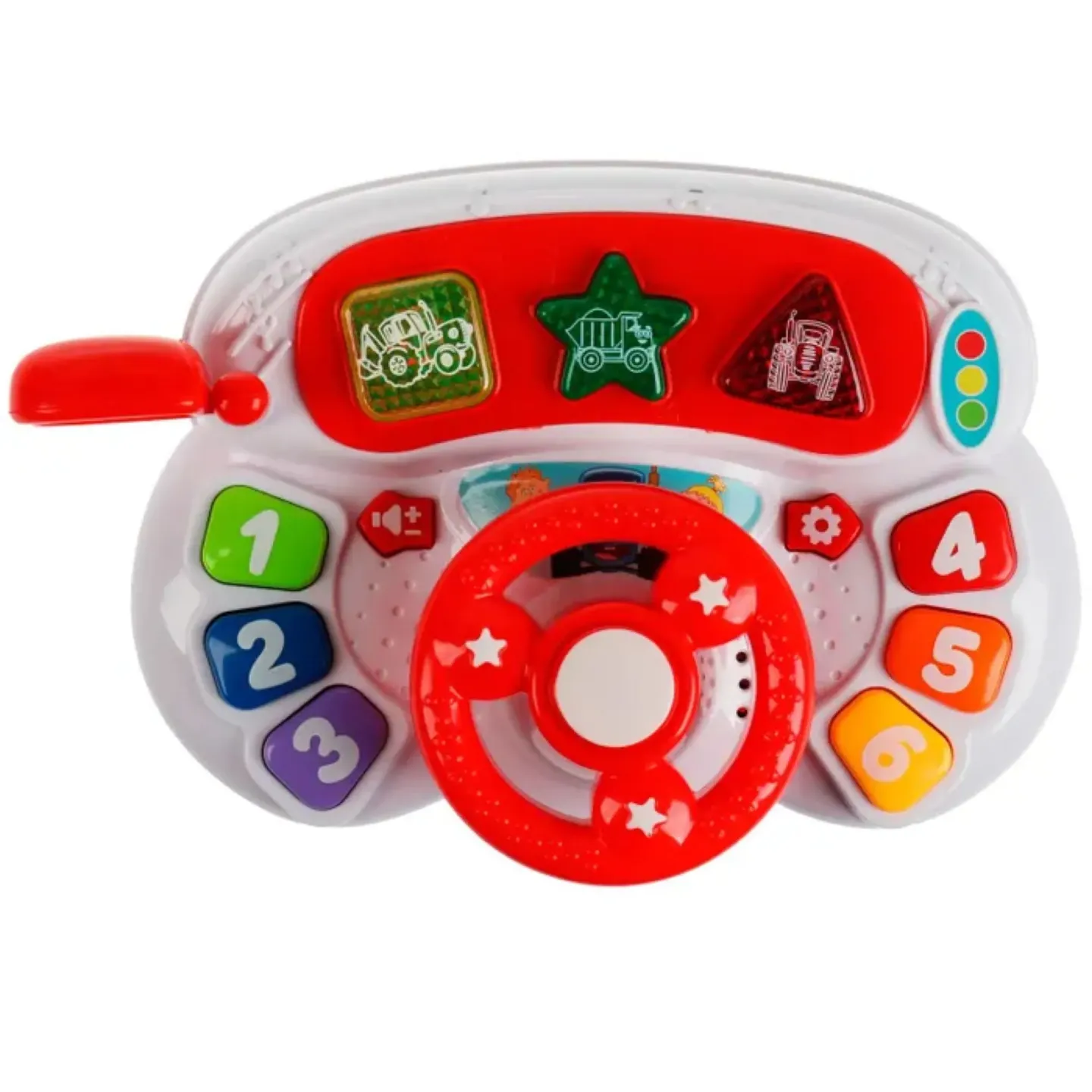 Музыкальный руль,80 песен, звуков и фраз Синий Трактор ,в кор. Умка