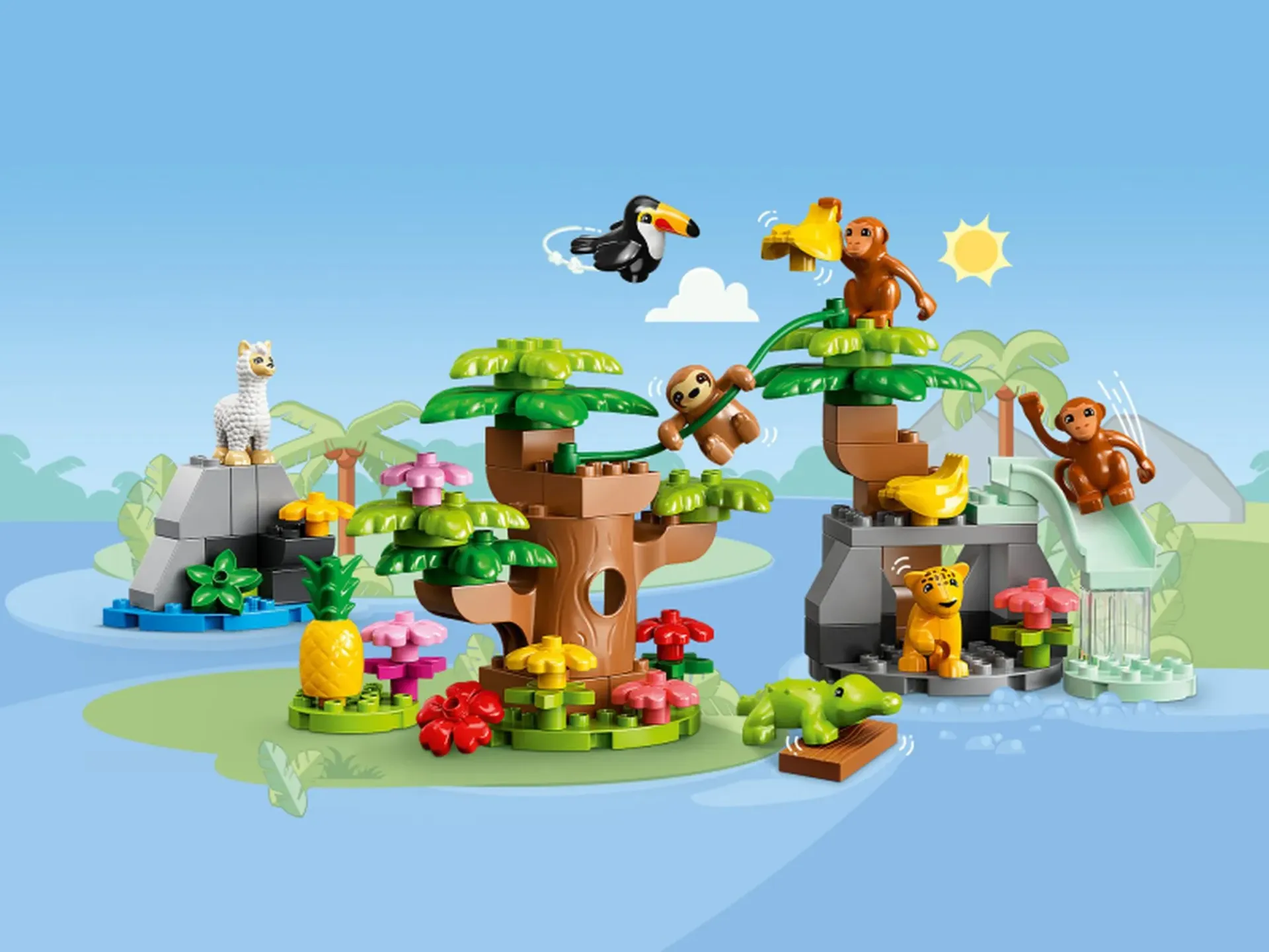 Конструктор LEGO DUPLO “Дикие животные Южной Америки“