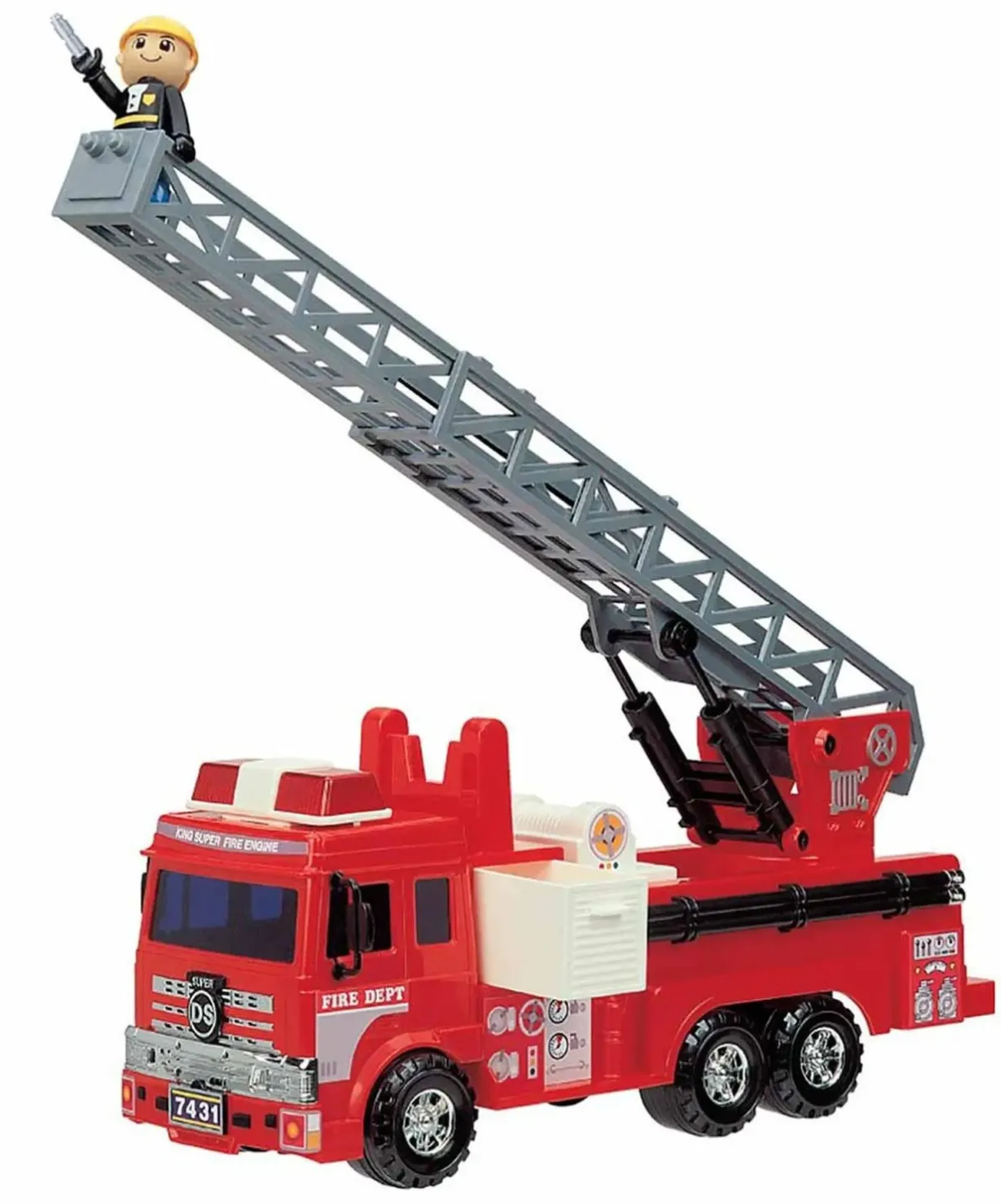 Дасунг Игровой набор Пожарная машина со шлангом и фигуркой Daesung