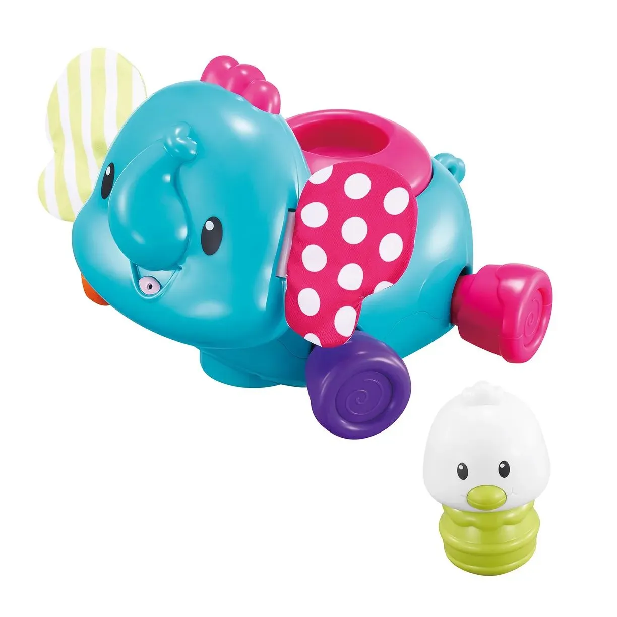 Auby Интерактивная игрушка Слоник с птичкой, звук