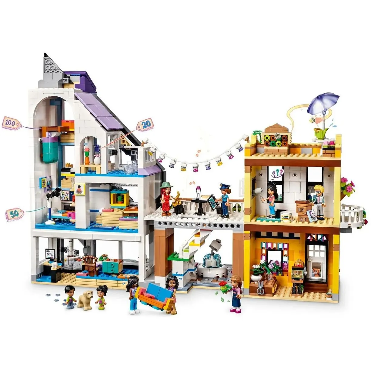 Конструктор LEGO Friends  Цветочный и интерьерный магазины в центре города
