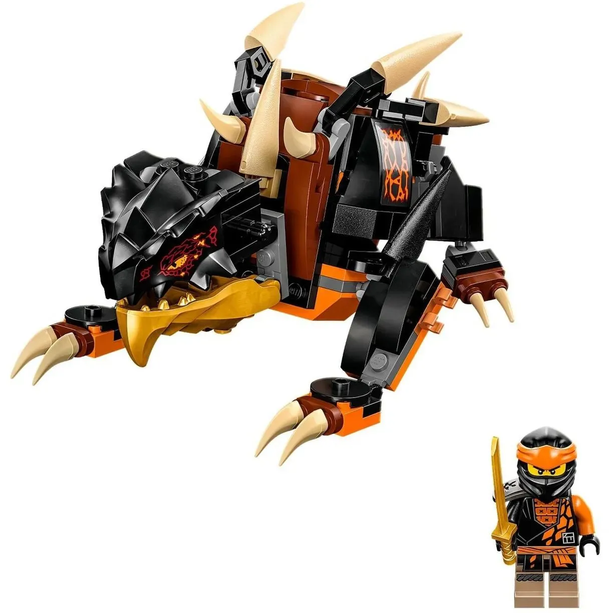 Конструктор LEGO Ninjago Земляной дракон Эво Коула