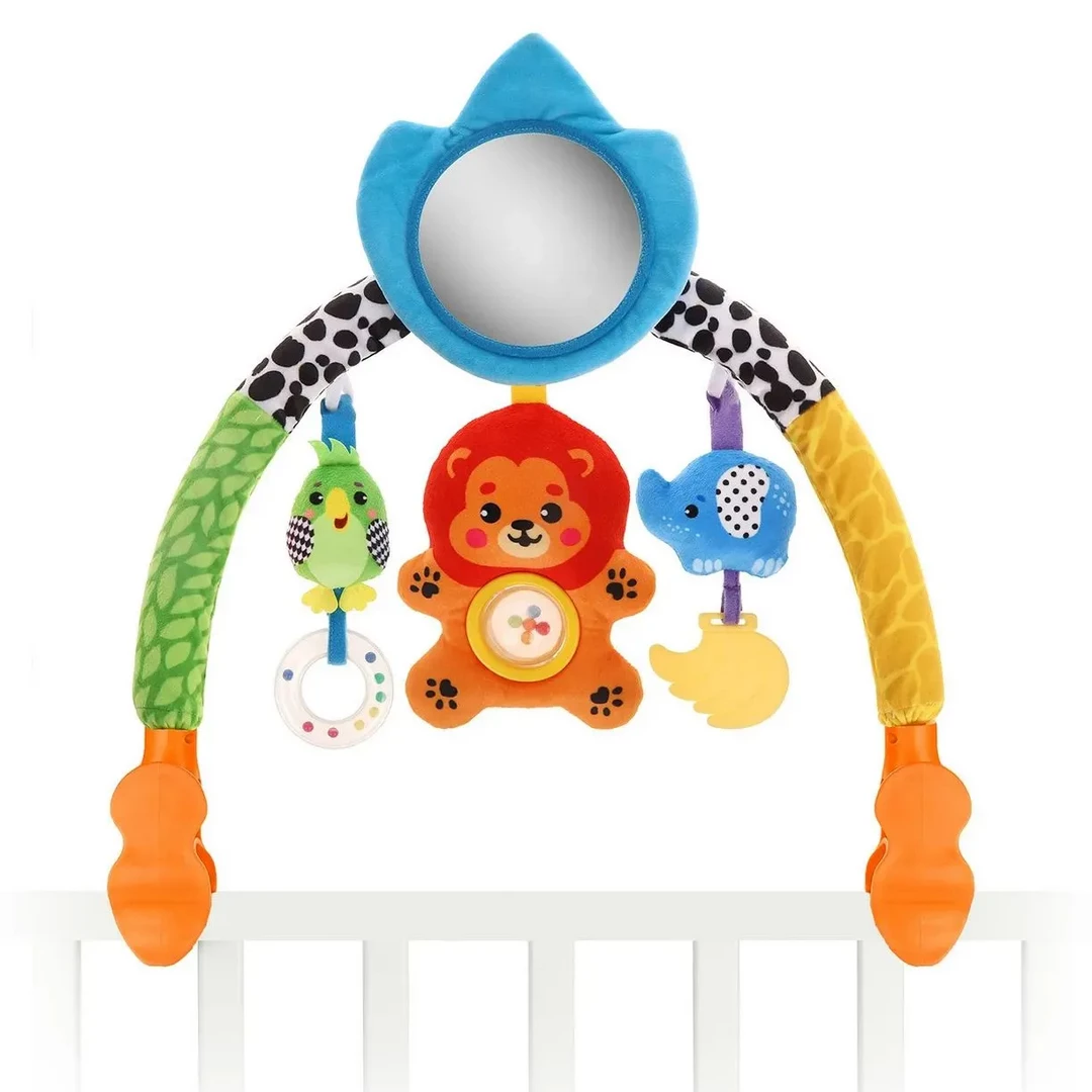 Развивающая дуга “Африка“: 4 съем. игр., крепл. прищепка, 3в1 кроват., коляс., автокрес.