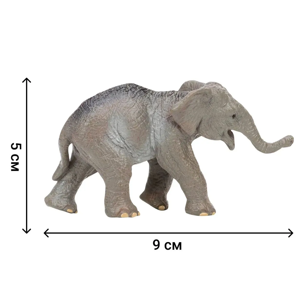 Набор фигурок животных серии “Мир диких животных“: Семья слонов