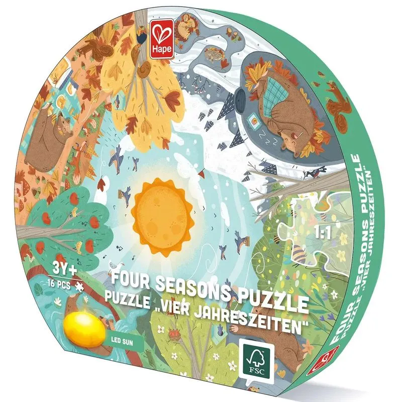 “Пазлы светящиеся “Четыре времени года“ Серия “Умняша